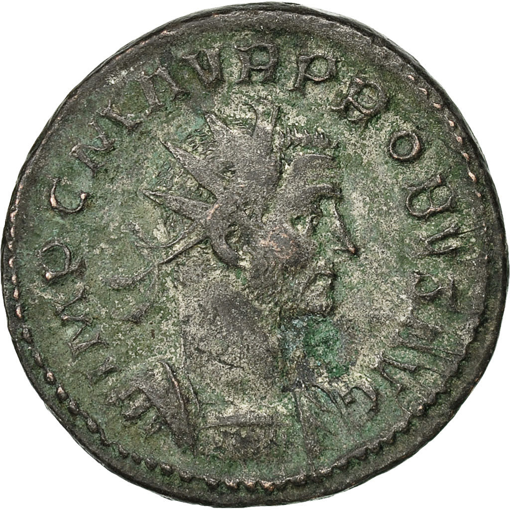 Moneda, Probus, Antoninianus, 278-279, Lyons, MBC+, Vellón, RIC:104