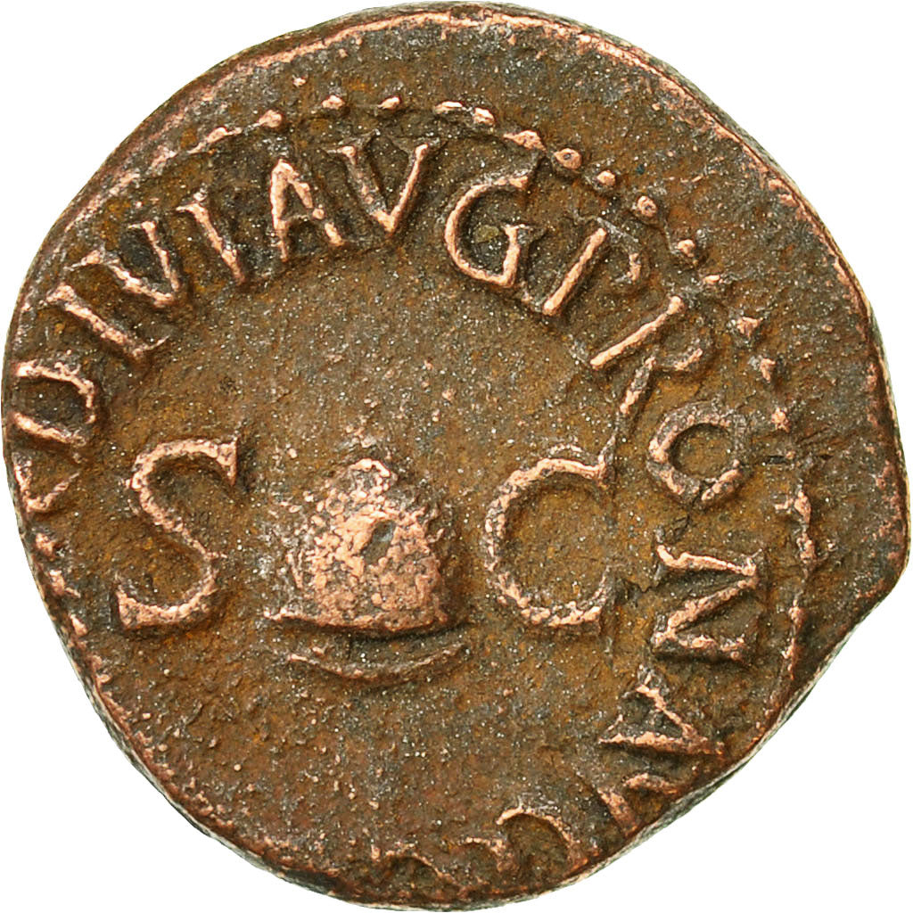 Coin, Caligula, Quadrans, 40, Rome, AU(55-58), Copper, RIC:52