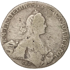 Coin, Russia, Catherine II, Rouble, 1769, Saint-Petersburg, VF(20-25), Silver