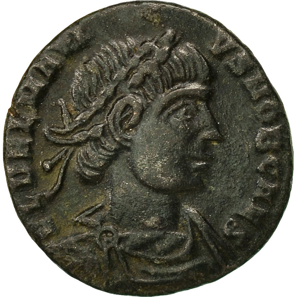 Coin, Delmatius, Nummus, 335, Constantinople, AU(55-58), Copper, RIC:391