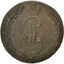 Coin, Russia, Catherine II, 10 Kopeks, 1768, Kolyvan, AU(50-53), Copper, KM:C6