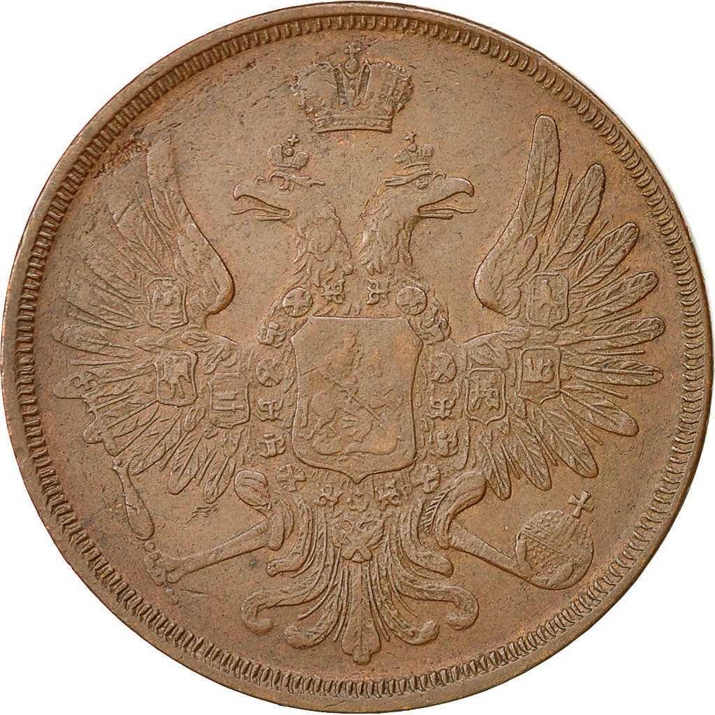 Munten, Rusland, Alexander II, 3 Kopeks, 1851, Ekaterinbourg, PR+, Koper