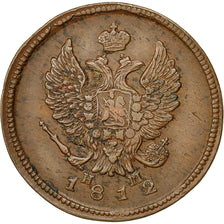 Coin, Russia, Alexander I, 2 Kopeks, 1812, Ekaterinbourg, MS(60-62), Copper
