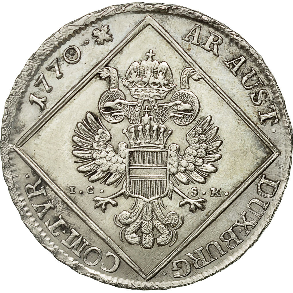 Moneta, Austria, Maria Theresa, 30 Kreuzer, 1770, Vienna, SPL-, Argento, KM:1835