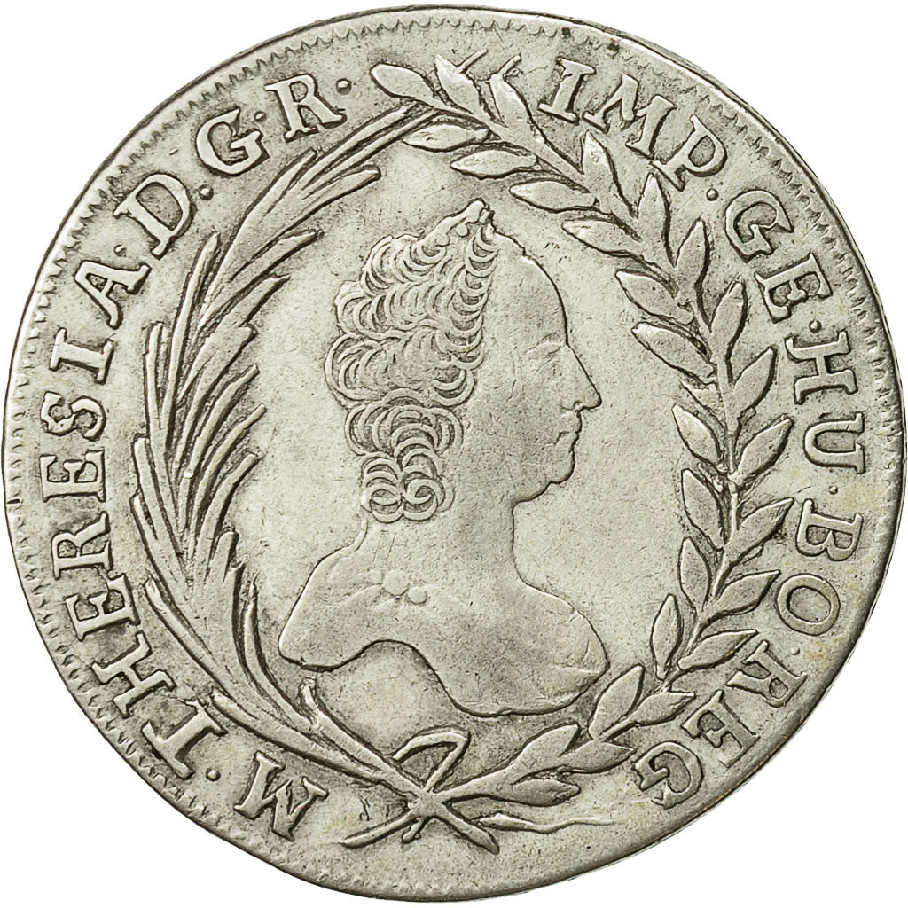Moneta, Ungheria, Maria Theresia, 20 Krajczar, 1764, Kremnitz, BB, Argento