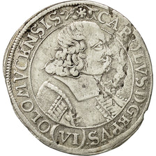 Munten, OOSTENRIJKSE STATEN, OLMUTZ, Karl II, 6 Kreuzer, 1683, ZF+, Zilver