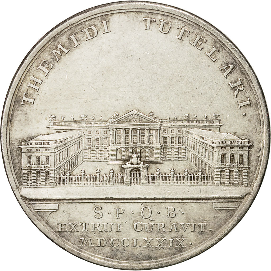 Belgium, Medal, Construction du Palais de Justice à Bruxelles, Arts & Culture