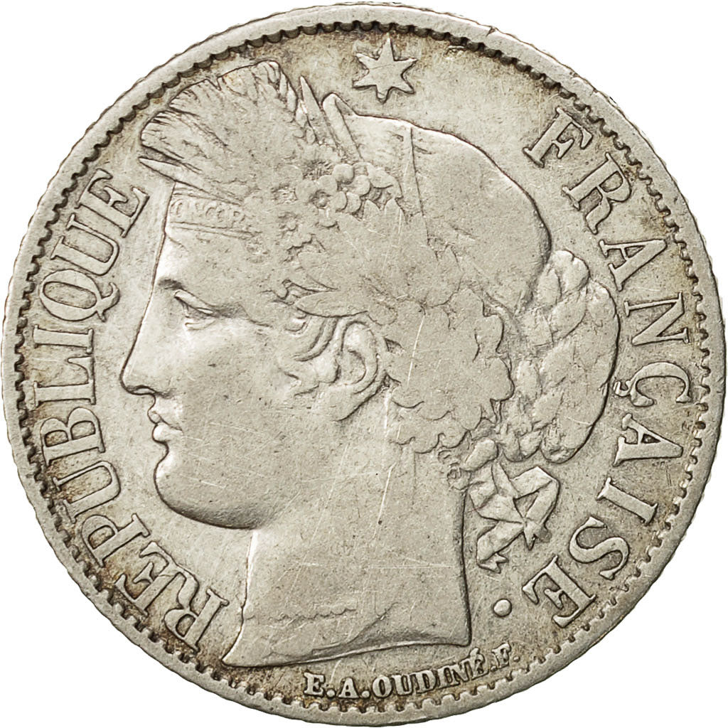 Coin, France, Cérès, Franc, 1895, Paris, EF(40-45), Silver, KM:822.1