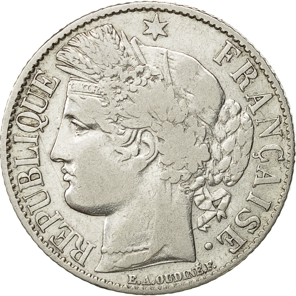 Coin, France, Cérès, Franc, 1894, Paris, AU(50-53), Silver, KM:822.1