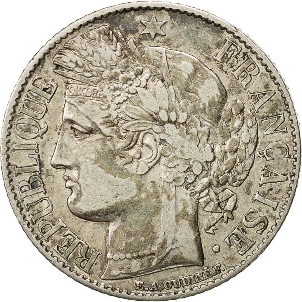 Coin, France, Cérès, Franc, 1894, Paris, AU(55-58), Silver, KM:822.1