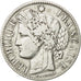 Coin, France, Cérès, 2 Francs, 1872, Bordeaux, VF(30-35), Silver, KM:817.2
