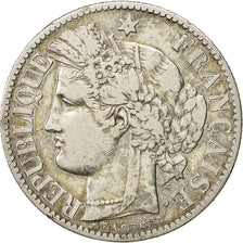 Moneta, Francia, Cérès, 2 Francs, 1873, Paris, BB, Argento, KM:817.1