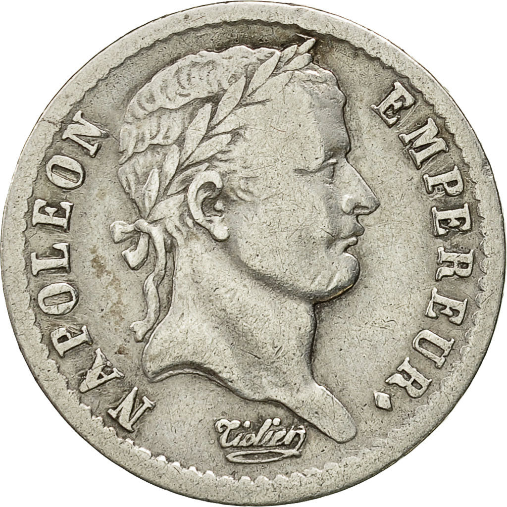 Munten, Frankrijk, Napoléon I, 1/2 Franc, 1810, Paris, FR+, Zilver, KM:691.1