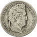 Moneda, Francia, Louis-Philippe, 1/4 Franc, 1833, Lille, BC+, Plata, KM:740.13