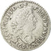 Moneda, Francia, Louis XIV, 4 Sols aux 2 L, 4 Sols 2 Deniers, 1693, Reims, BC+
