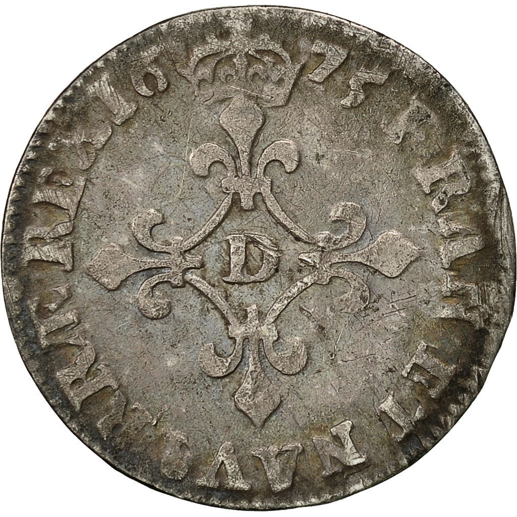 Munten, Frankrijk, Louis XIV, 4 Sols dits « des Traitants », 4 Sols, 1675