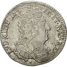Coin, France, Louis XIV, 1/10 Écu aux 3 couronnes, 1/10 Ecu, 1710, Aix