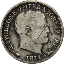 Coin, ITALIAN STATES, KINGDOM OF NAPOLEON, Napoleon I, 5 Soldi, 1811, Milan