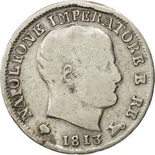 Monnaie, États italiens, KINGDOM OF NAPOLEON, Napoleon I, 5 Soldi, 1813, Milan