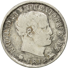 Münze, Italien Staaten, KINGDOM OF NAPOLEON, Napoleon I, 5 Soldi, 1814, Milan