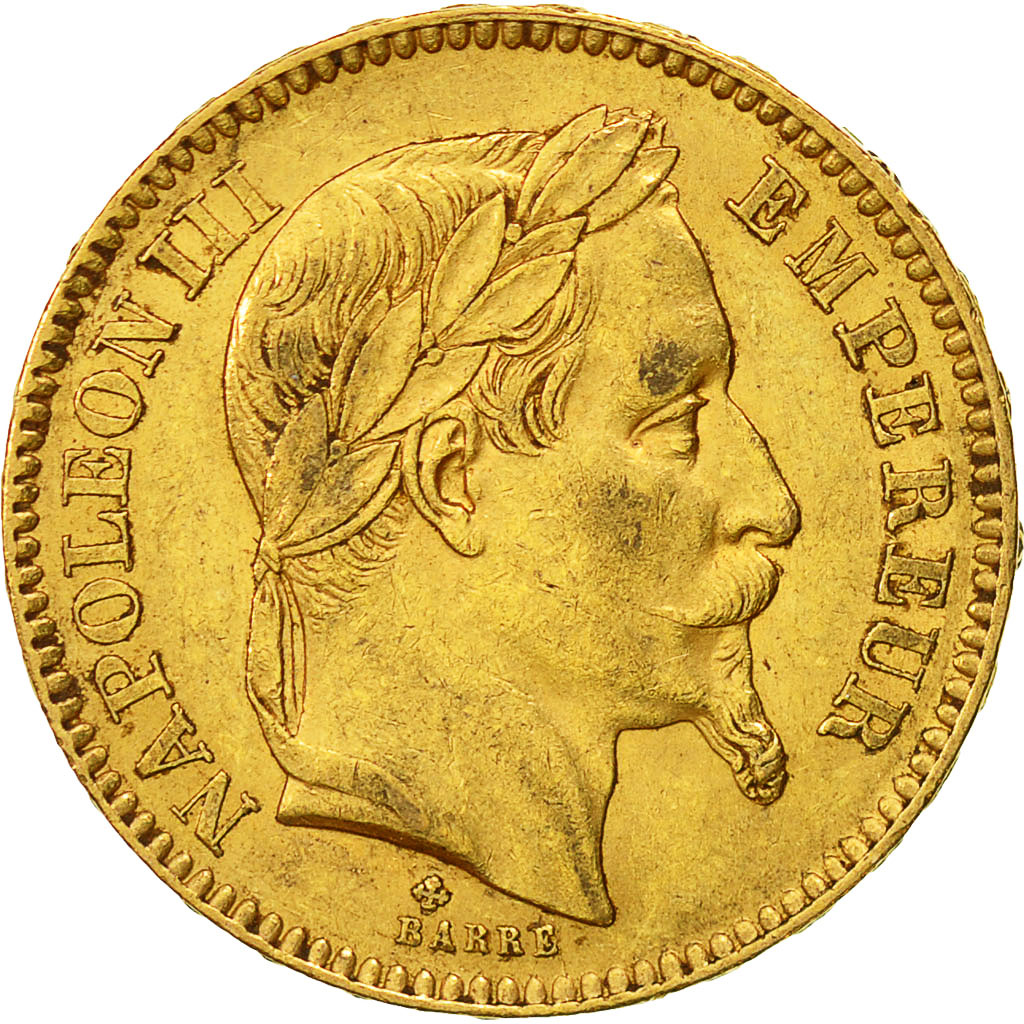 Coin, France, Napoleon III, Napoléon III, 20 Francs, 1861, Strasbourg