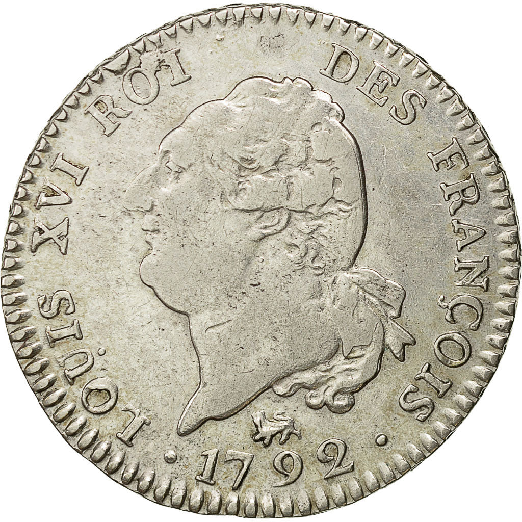 Münze, Frankreich, 30 sols françois, 30 Sols, 1792, Paris, SS, Silber