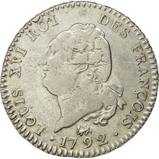 Münze, Frankreich, 30 sols françois, 30 Sols, 1792, Paris, SS, Silber