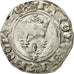 Coin, France, Charles VI, Florette, 1417, Paris, AU(50-53), Billon