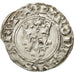 Coin, France, Charles VI, Florette, 1417, Paris, EF(40-45), Billon