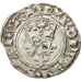 Monnaie, France, Charles VI, Florette, 1417, Paris, TTB, Billon, Duplessy:387A