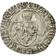 Coin, France, Louis XI, Blanc à la couronne, Romans, VF(30-35), Silver