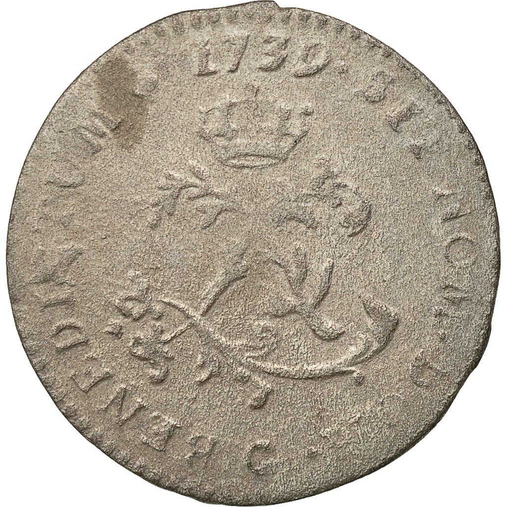 Coin, France, Louis XV, Double sol (2 sous) en billon, 2 Sols, 1739, Poitiers