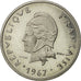 Monnaie, Nouvelle-Calédonie, 20 Francs, 1967, Paris, FDC, Nickel, KM:E12