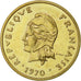 Coin, New Hebrides, 2 Francs, 1970, Paris, MS(65-70), Aluminum-Bronze, KM:E5