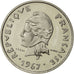 Coin, New Caledonia, 10 Francs, 1967, Paris, MS(65-70), Nickel, KM:E11