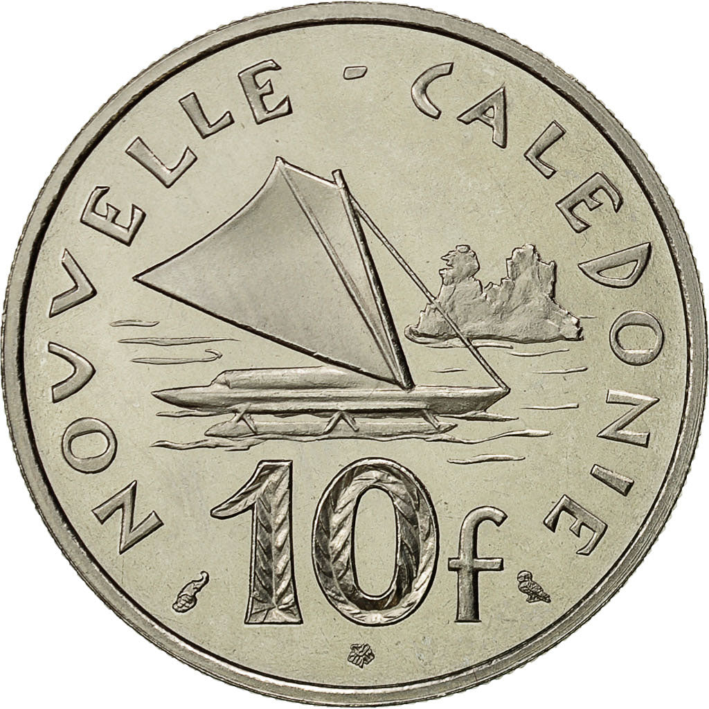 Coin, New Caledonia, 10 Francs, 1967, Paris, MS(65-70), Nickel, KM:E11