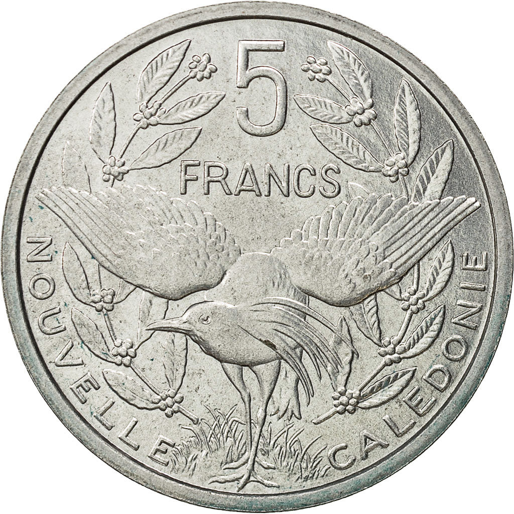 Coin, New Caledonia, 5 Francs, 1952, Paris, MS(65-70), Aluminum, KM:E10