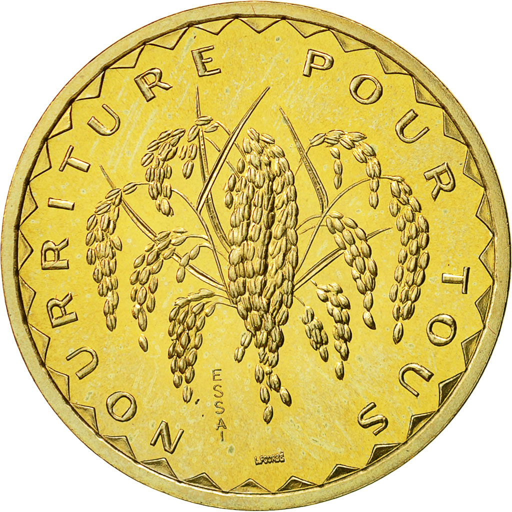 Coin, Mali, 50 Francs, 1975, Paris, MS(65-70), Nickel-brass, KM:E1