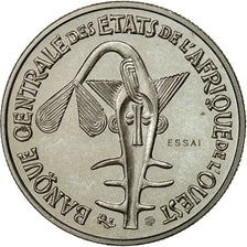 Coin, West African States, 50 Francs, 1972, Paris, MS(65-70), Copper-nickel