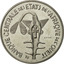 Coin, West African States, 100 Francs, 1967, Paris, MS(65-70), Nickel, KM:E4
