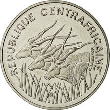 Coin, Central African Republic, 100 Francs, 1971, Paris, MS(65-70), Nickel