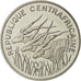 Coin, Central African Republic, 100 Francs, 1971, Paris, MS(65-70), Nickel