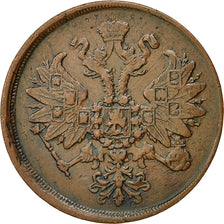 Coin, Russia, Alexander II, 2 Kopeks, 1862, Ekaterinbourg, EF(40-45), Copper