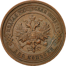 Monnaie, Russie, Nicholas II, 2 Kopeks, 1913, Saint-Petersburg, SUP, Cuivre
