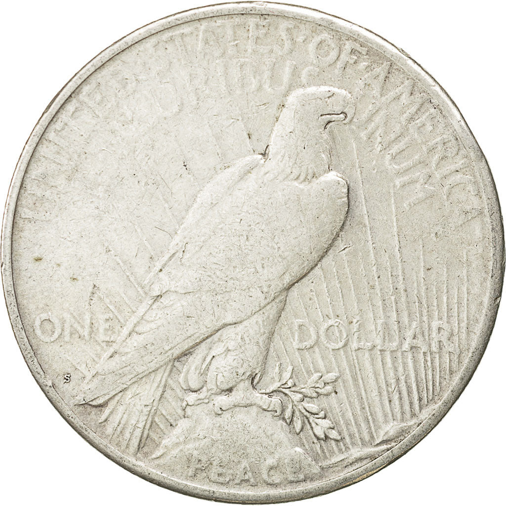Coin, United States, Peace Dollar, Dollar, 1922, U.S. Mint, San Francisco