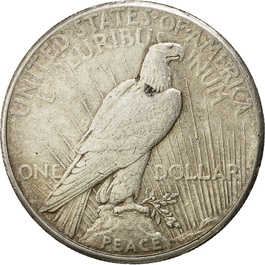 Coin, United States, Peace Dollar, Dollar, 1922, U.S. Mint, San Francisco