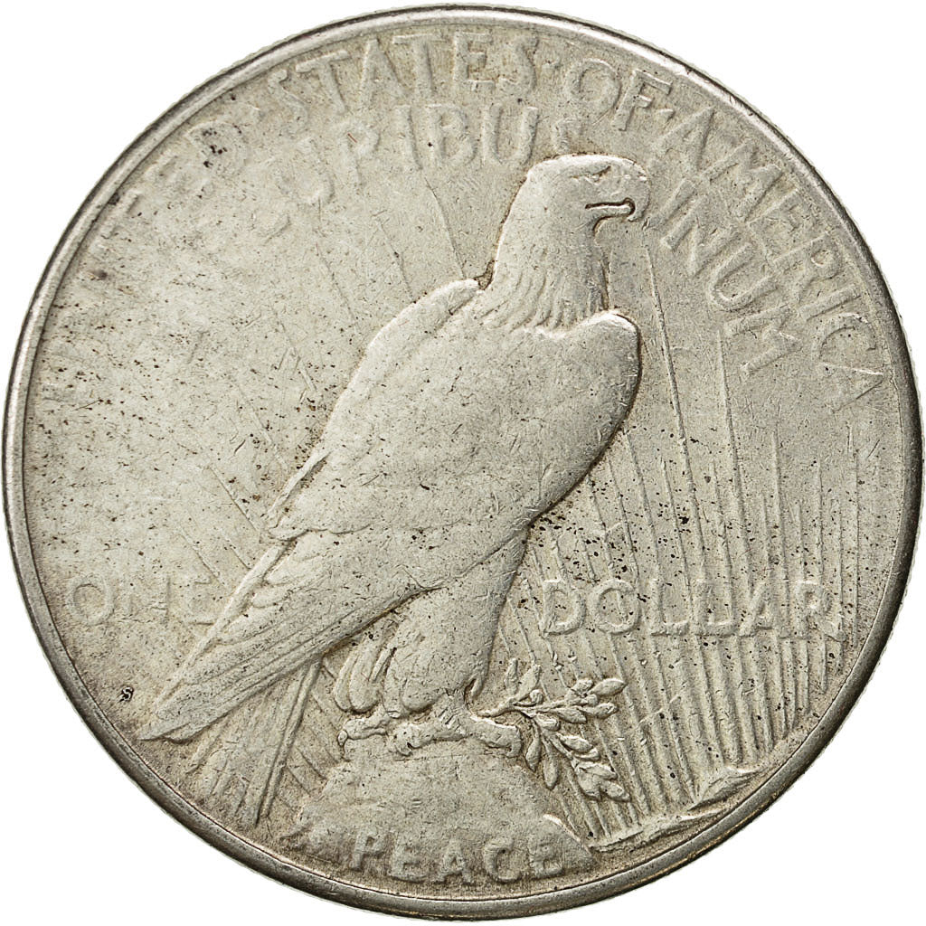Coin, United States, Peace Dollar, Dollar, 1923, U.S. Mint, San Francisco