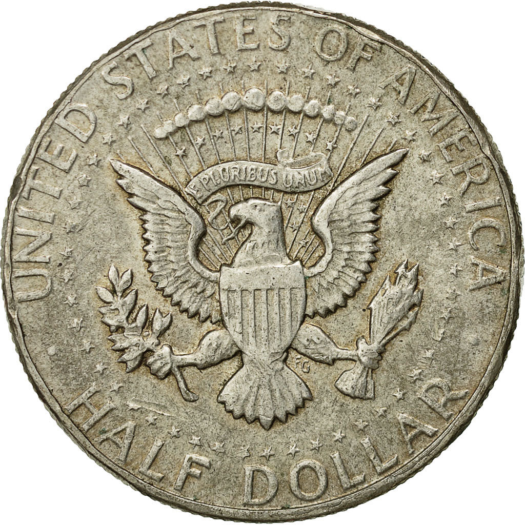 Coin, United States, Kennedy Half Dollar, Half Dollar, 1969, U.S. Mint, Denver