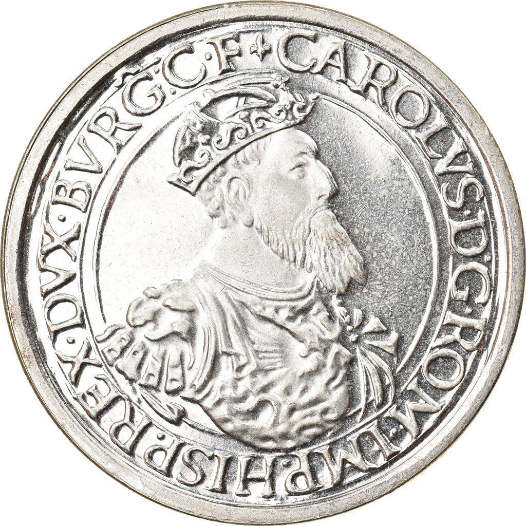 Coin, Belgium, 5 Ecu, 1987, MS(60-62), Silver, KM:166