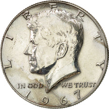 Coin, United States, Kennedy Half Dollar, Half Dollar, 1967, U.S. Mint